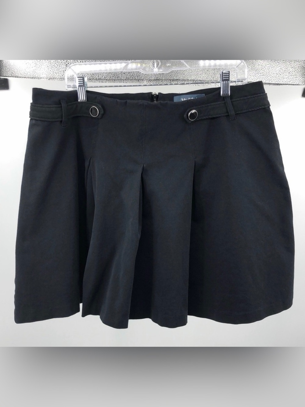 ModCloth “Keep It Quant” Black A-Line Mini Skirt Size 16W